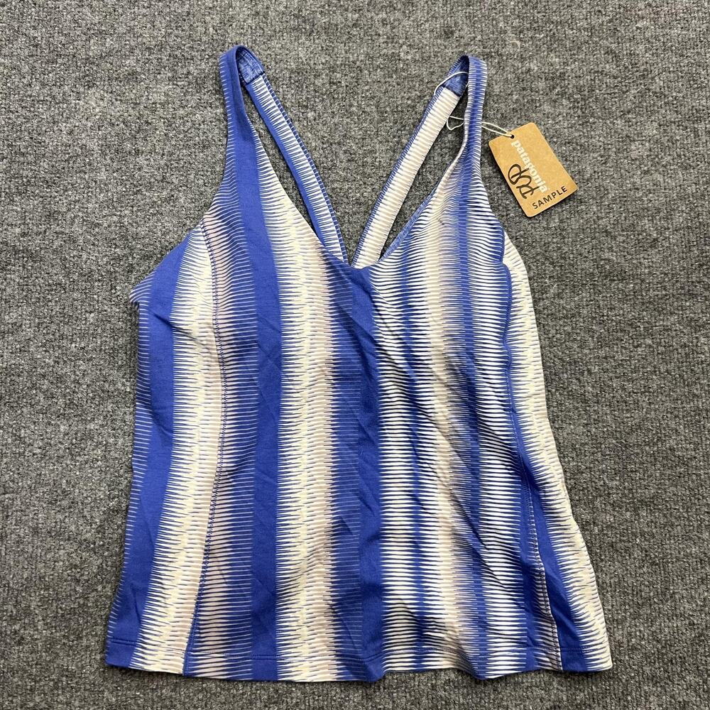 Patagonia Tadra Tank Top Womens Small Evie Float Blue Strappy Built In Bra 82825